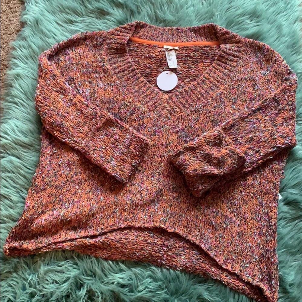 En Creme multicolored sweater